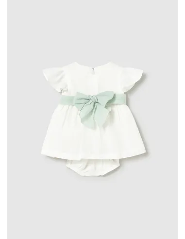 Vestido fajin - Nata-aqua 