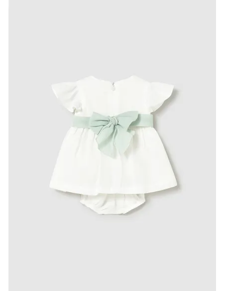 Vestido fajin - Nata-aqua 