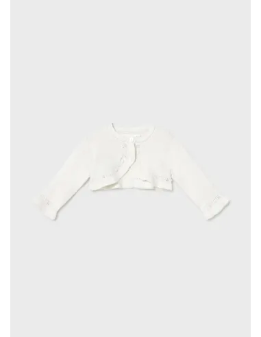 Rebeca tricot basica - Crudo