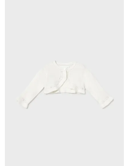 Rebeca tricot basica - Crudo