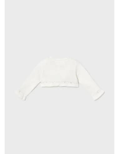 Rebeca tricot basica - Crudo