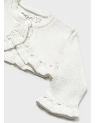 Rebeca tricot basica - Crudo