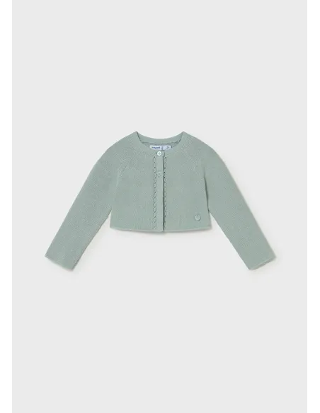 Rebeca tricot basica c/redond - Lago      