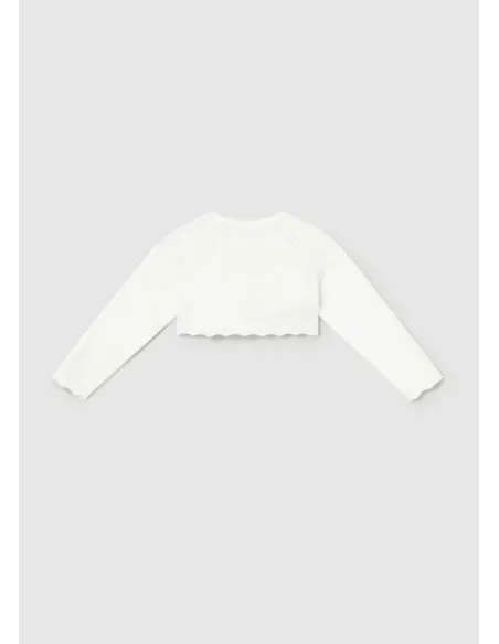 Bolero tricot basico - Crudo     