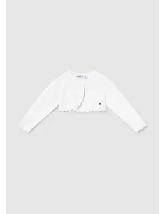 Bolero tricot basico - Blanco    