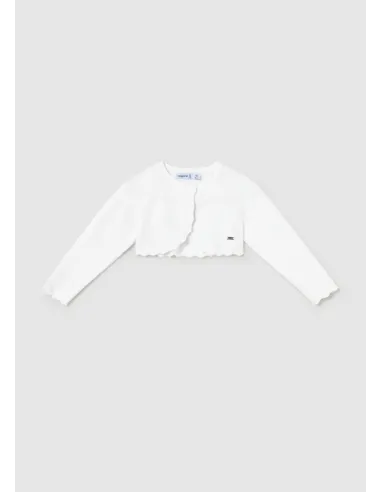 Bolero tricot basico - Blanco    