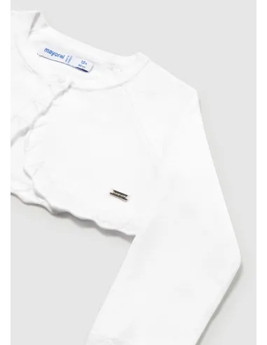 Bolero tricot basico - Blanco    
