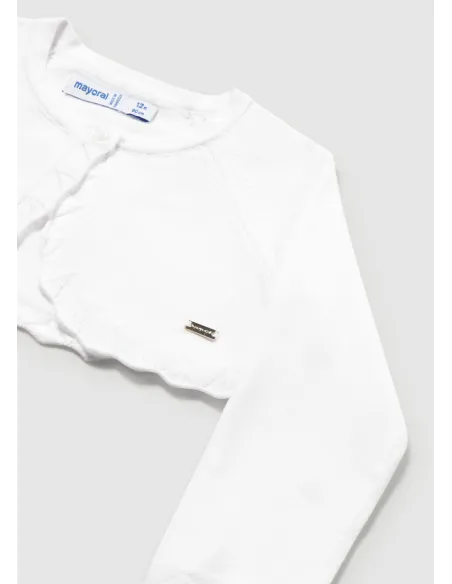 Bolero tricot basico - Blanco    