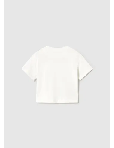 Camiseta m/c bolsillo - Nata      