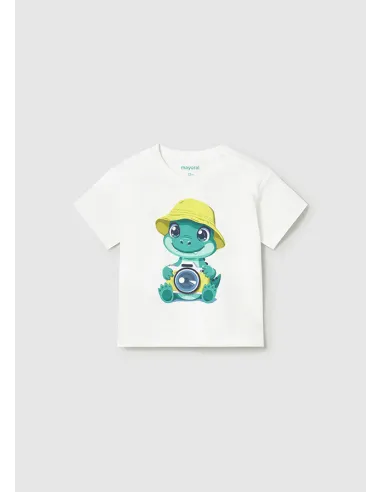 Camiseta m/c play camara - Blanco    