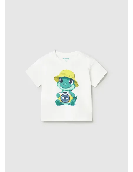 Camiseta m/c play camara - Blanco    