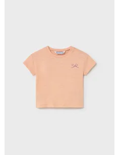 Camiseta m/c grafica espalda - Mandarina 