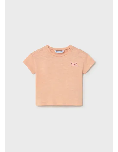 Camiseta m/c grafica espalda - Mandarina 