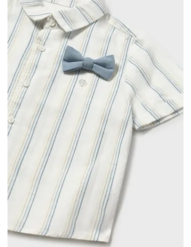 Conj. bermuda 3 piezas lino - Jade      