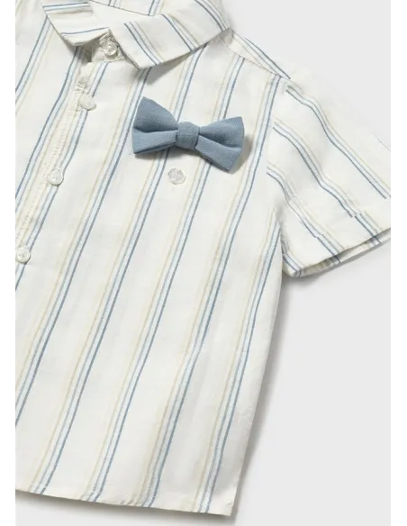 Conj. bermuda 3 piezas lino - Jade      