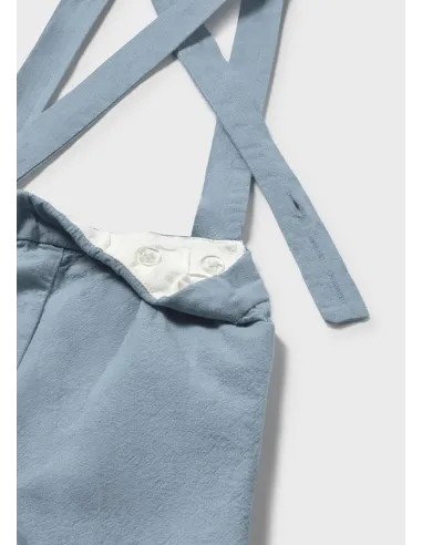 Conj. bermuda 3 piezas lino - Jade      