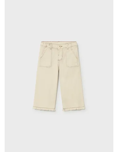 Pantalon largo sarga - Garbanzo  