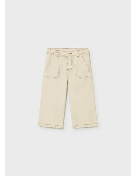 Pantalon largo sarga - Garbanzo  