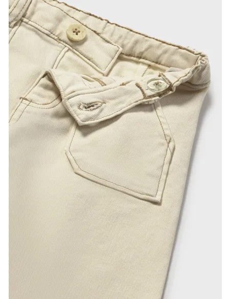 Pantalon largo sarga - Garbanzo  