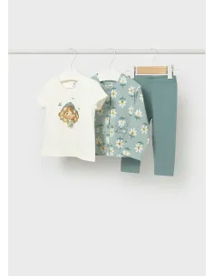 Conj. leggings 3 piezas - Menta     