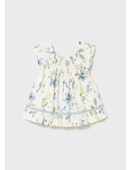 Vestido estampado - Cielo     