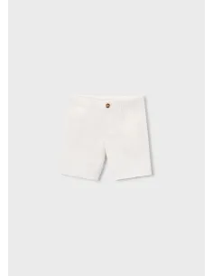Bermuda chino sarga basico - Nata      