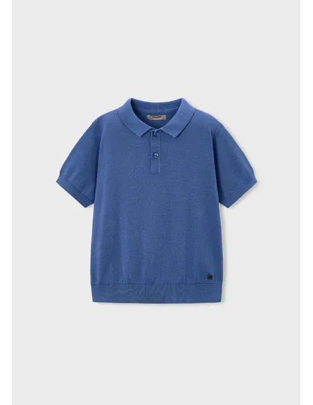 Polo m/c tricot – Añil      