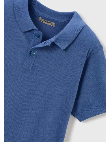 Polo m/c tricot – Añil      