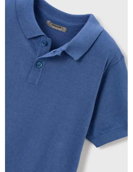 Polo m/c tricot – Añil      