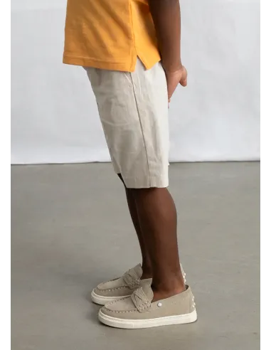 Bermuda lino suiting - Avena mez 