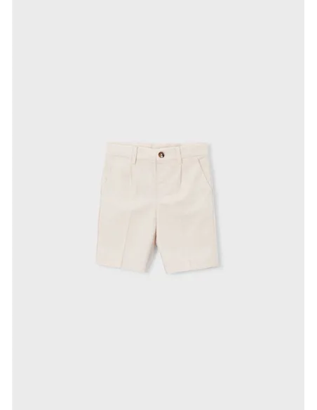 Bermuda lino suiting - Avena mez 