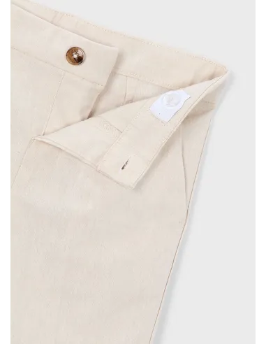 Bermuda lino suiting - Avena mez 