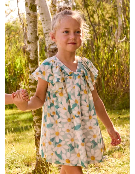 Vestido estampado - Lago      