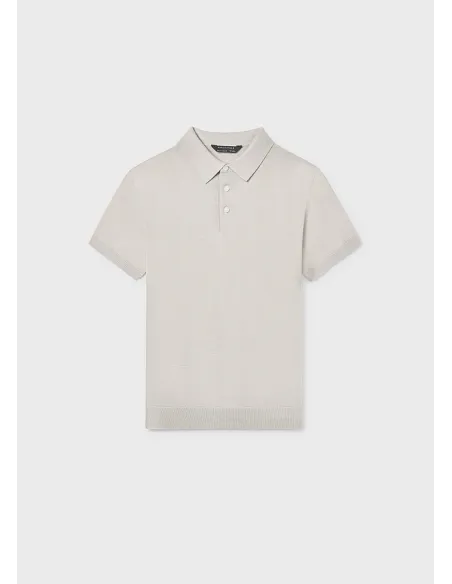 Polo m/c tricot - Piedra    