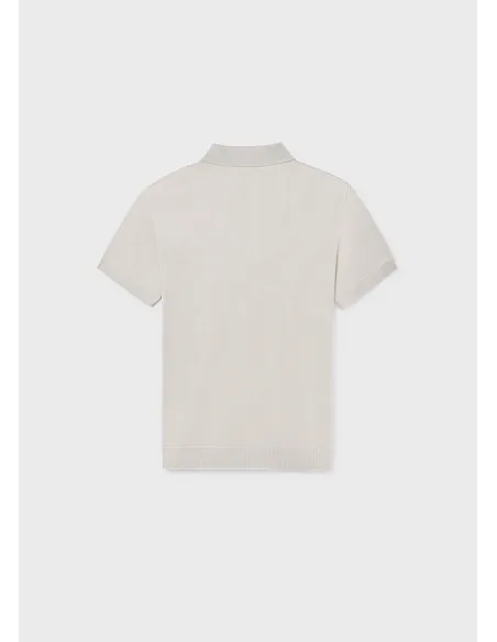 Polo m/c tricot - Piedra    