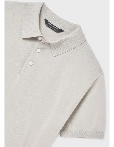 Polo m/c tricot - Piedra    