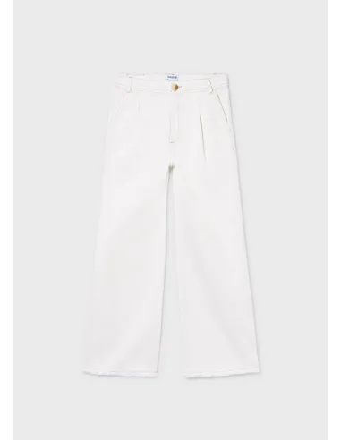 Pantalon largo sarga - Crudo     