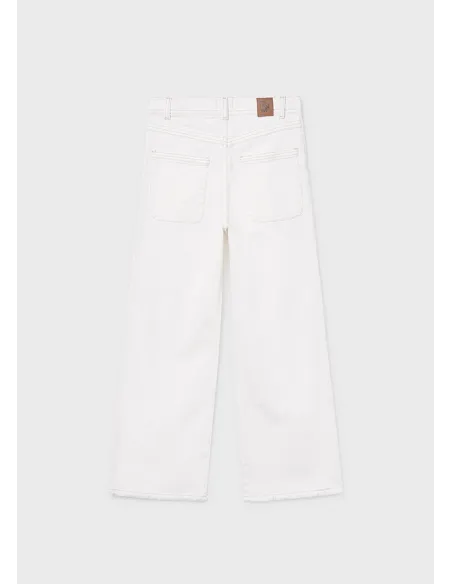 Pantalon largo sarga - Crudo     