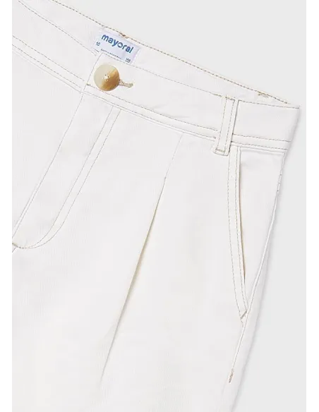 Pantalon largo sarga - Crudo     