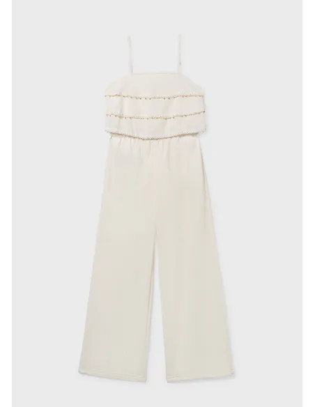 Mono largo volantes - Hueso     