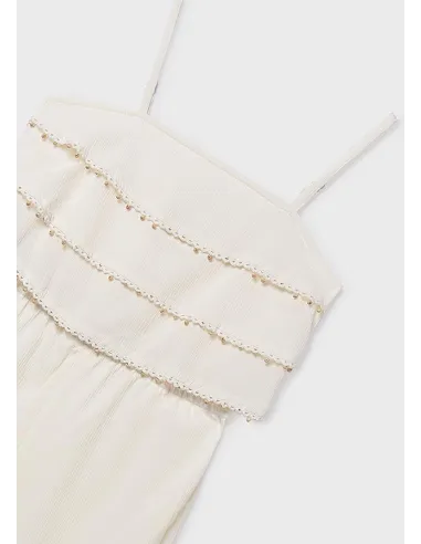 Mono largo volantes - Hueso     