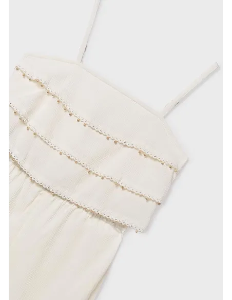 Mono largo volantes - Hueso     