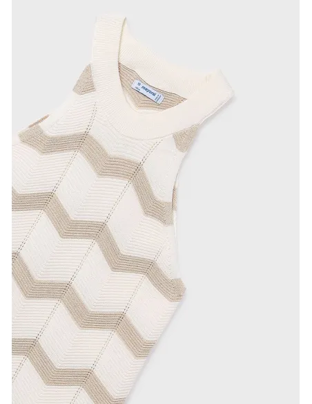 Vestido tricot zig zag - Crd-arena 