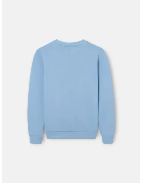 Sudadera kids Silbon raqueta media azul indigo