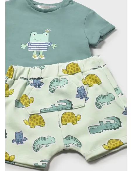 Conj. pantalon corto punto - Pato