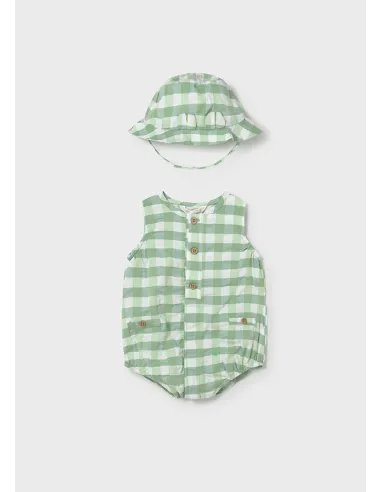 Pelele y gorro plana - Manzana