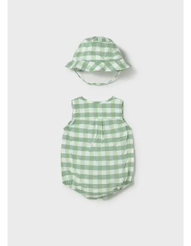 Pelele y gorro plana - Manzana