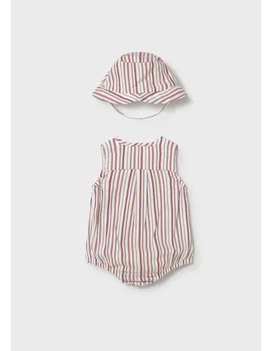 Pelele y gorro plana - Terracota