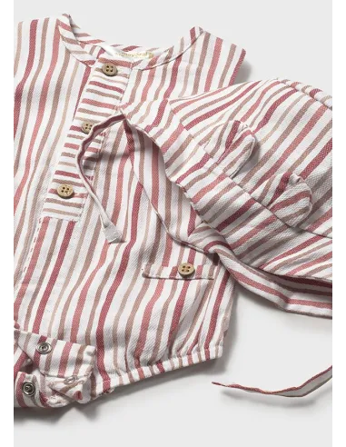 Pelele y gorro plana - Terracota