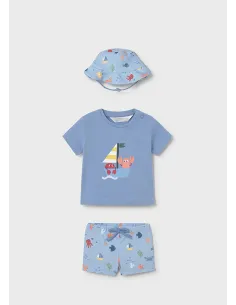 Conj. baño y gorro - Velero    